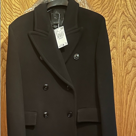 NEW with Tags Mango Double Breasted Wool Blend Coat - Picture 6 of 8